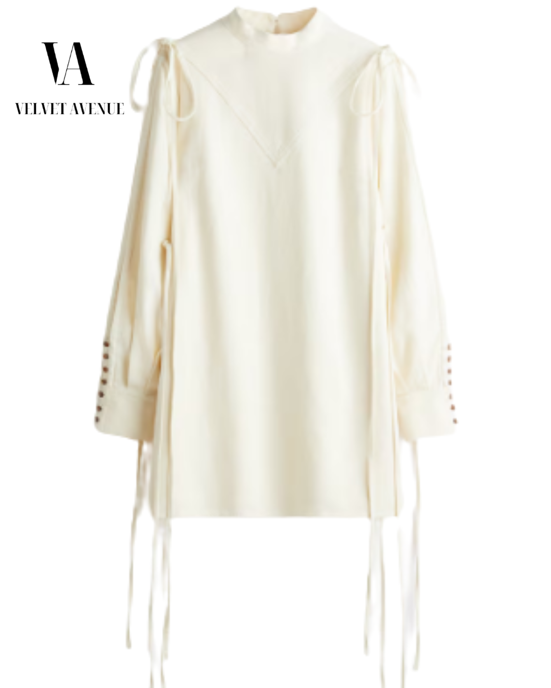 Tie-Sleeve Blouse – Elegant Minimal Top