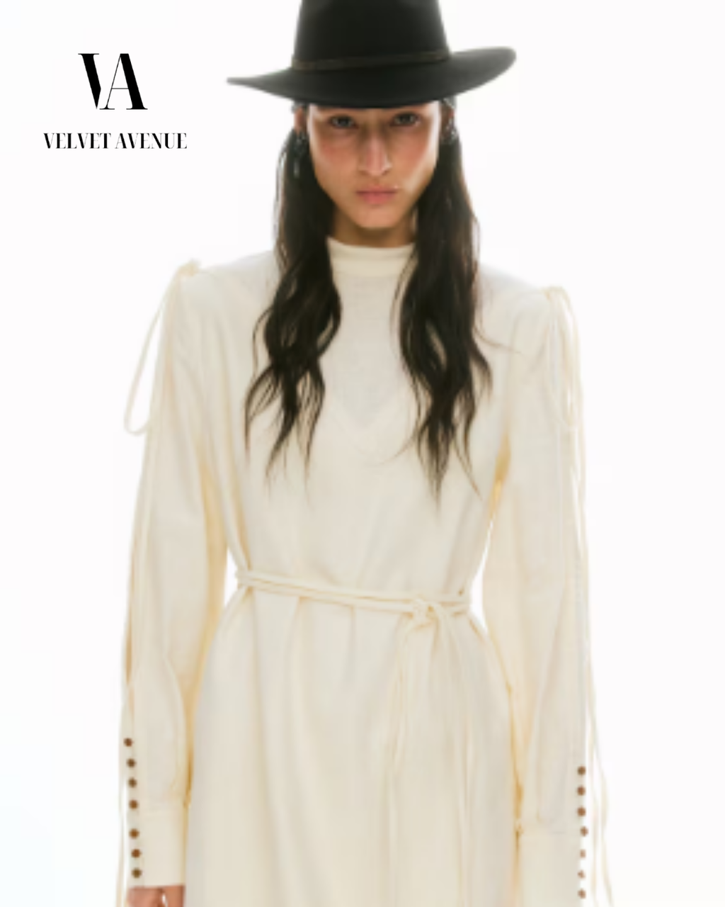 Tie-Sleeve Blouse – Elegant Minimal Top