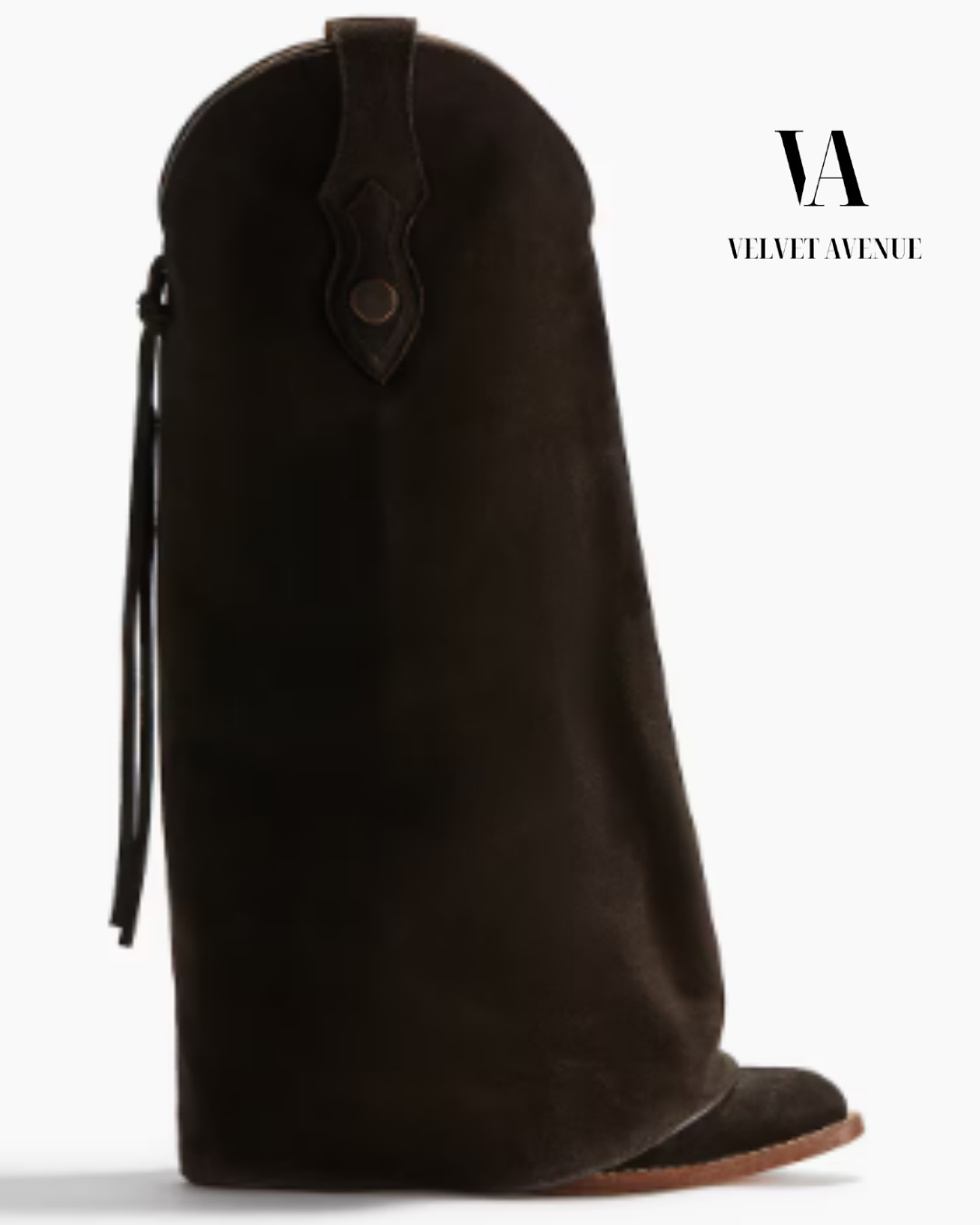 Suede Western Boots – Luxury Knee-High Style