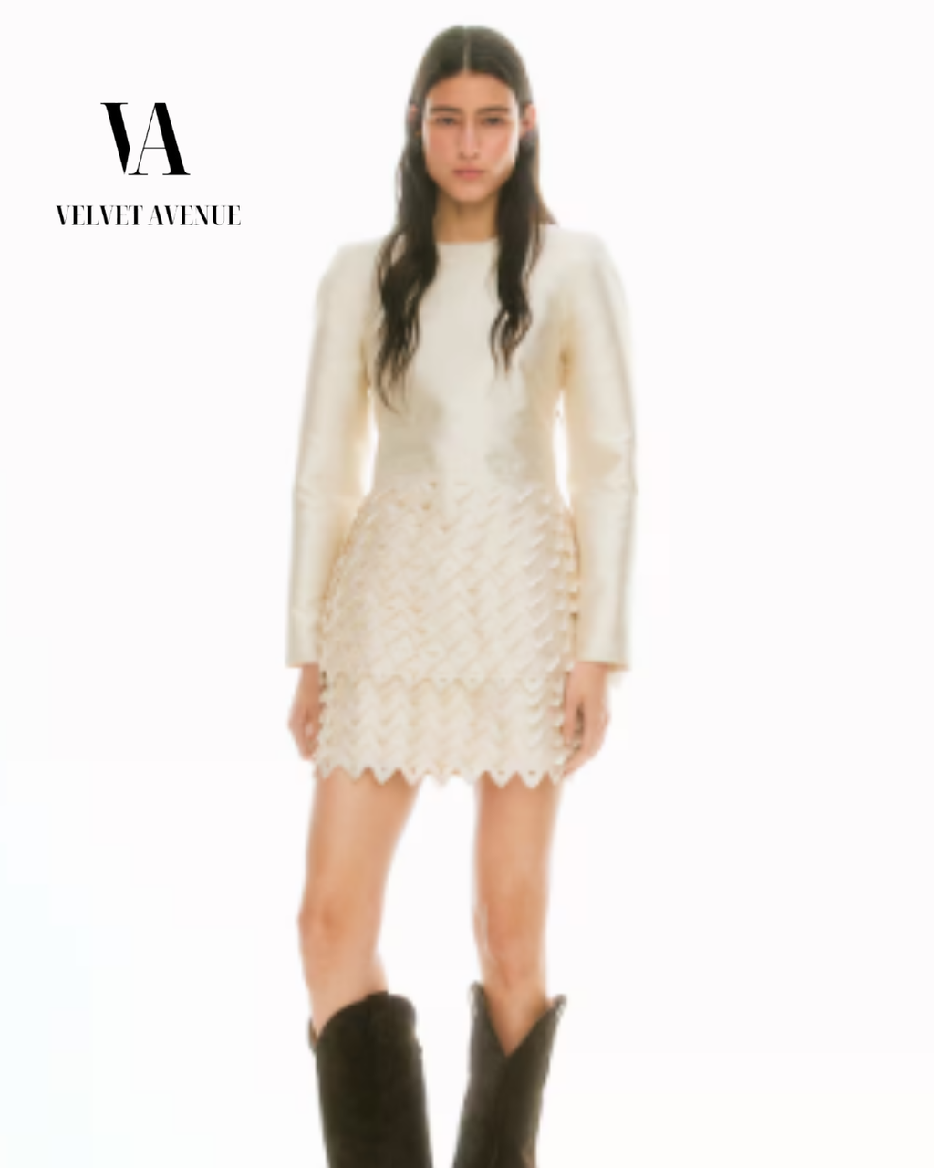 Textured Layered Dress – Modern Elegance Edition