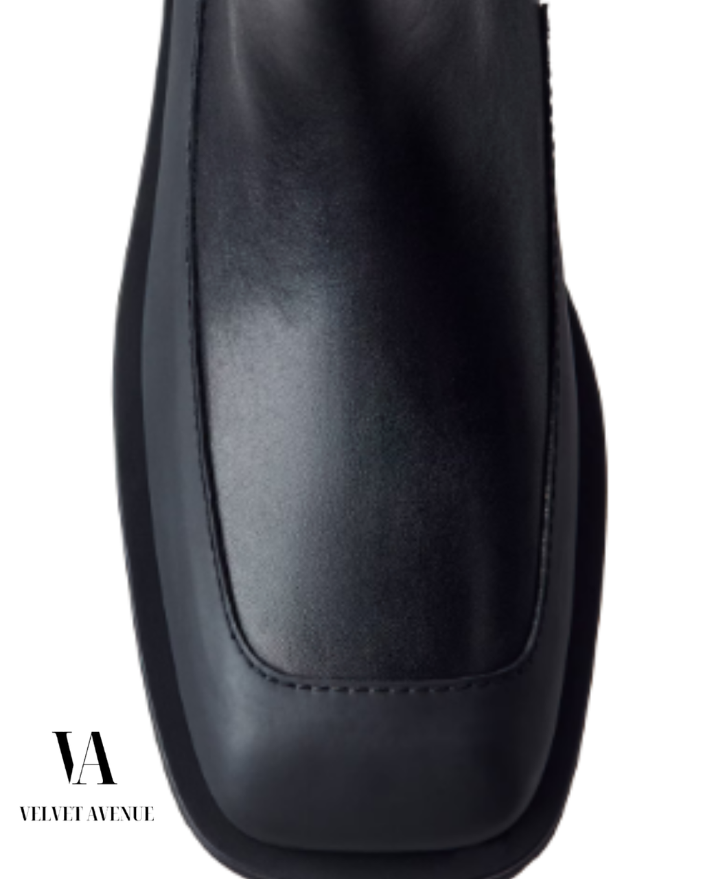 Black Leather Ankle Boots