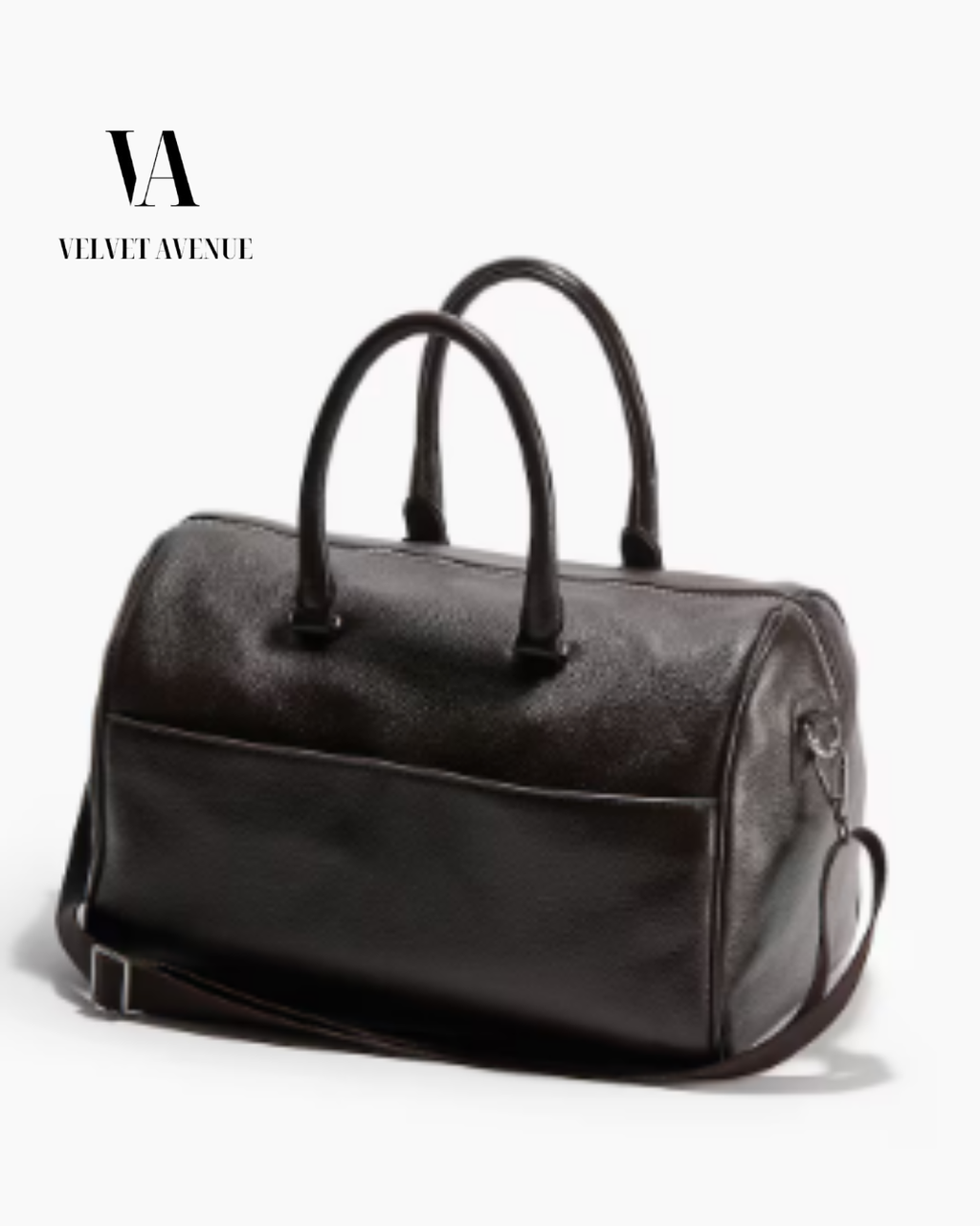 Brown Leather Duffle Bag