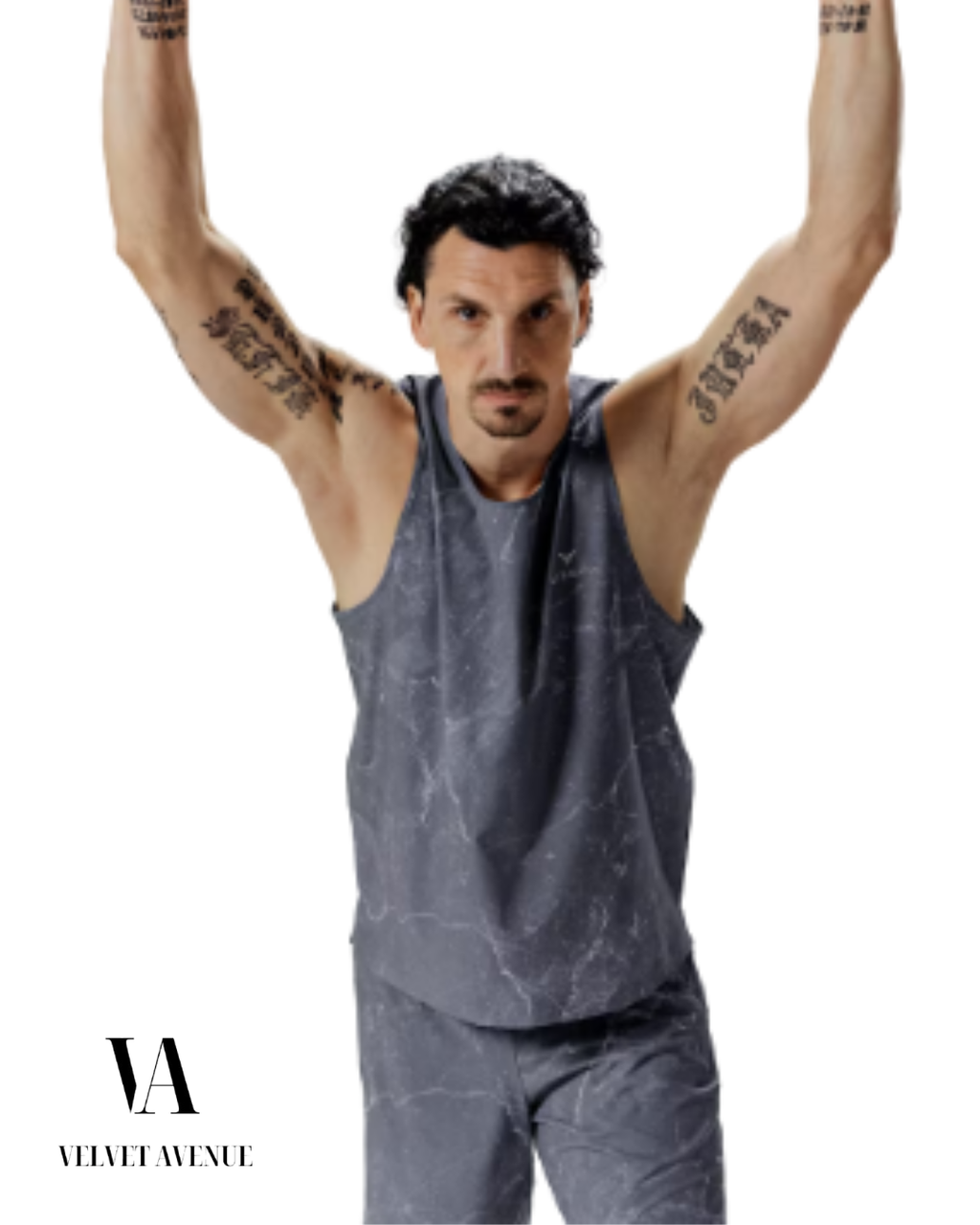 Men’s Gray Marble Training Shorts