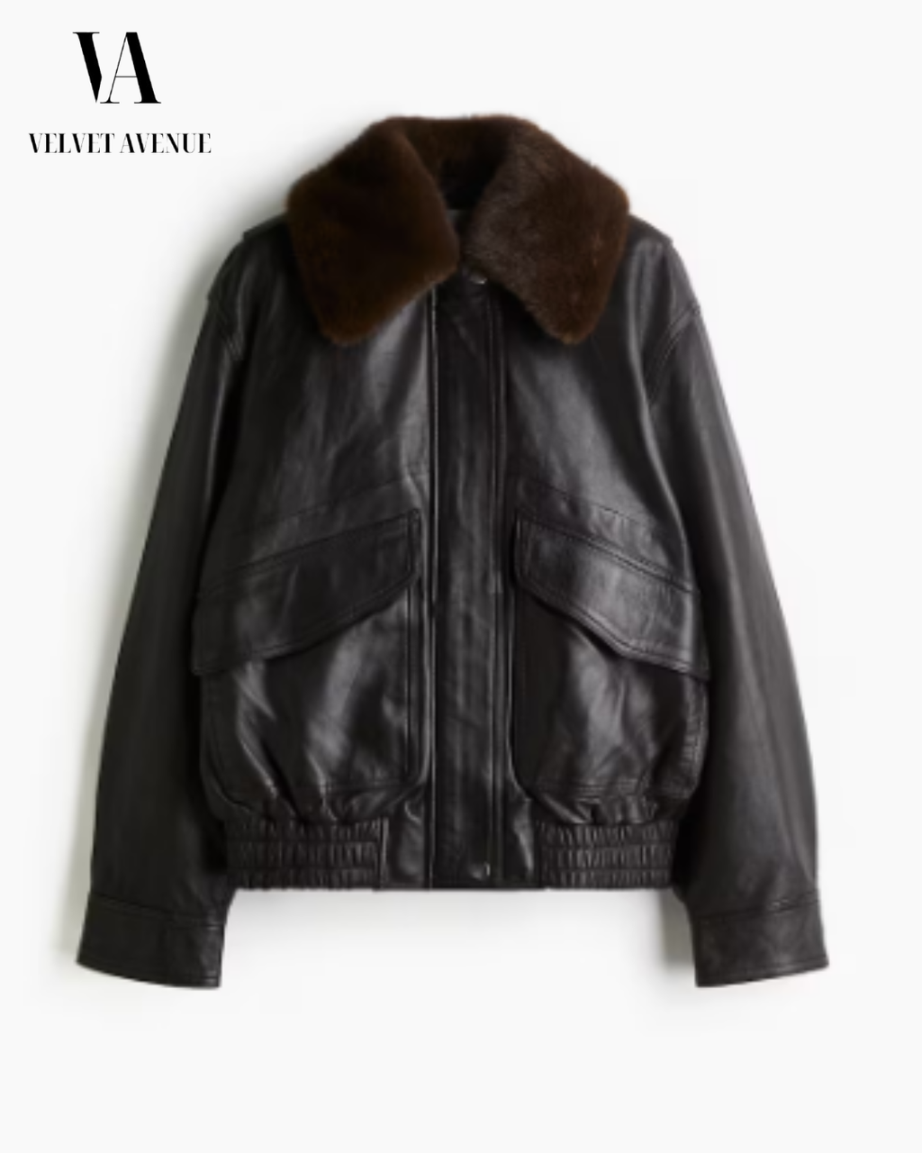 Leather Aviator Jacket