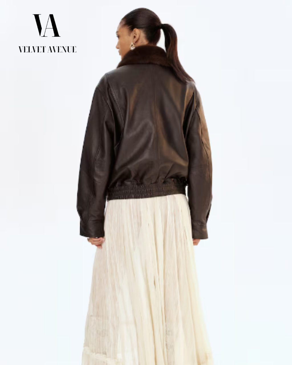 Leather Aviator Jacket