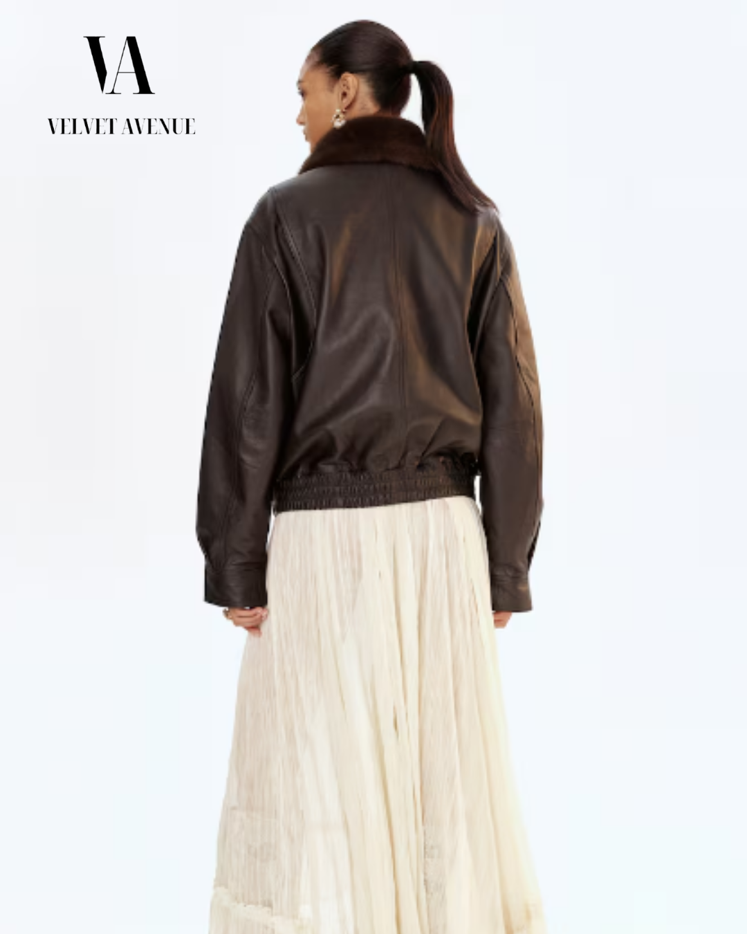 Leather Aviator Jacket