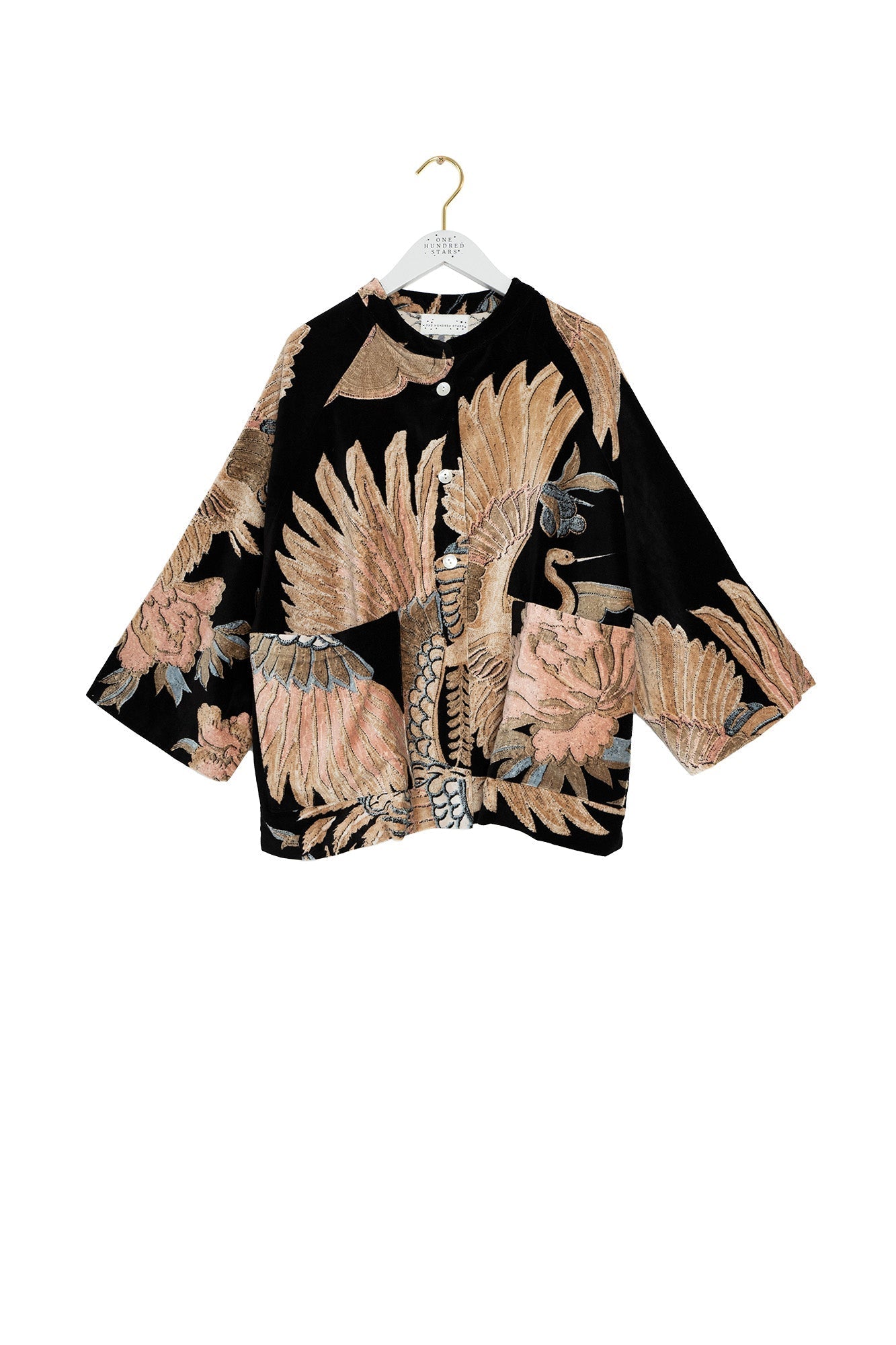 Crane Black Velvet Jacket