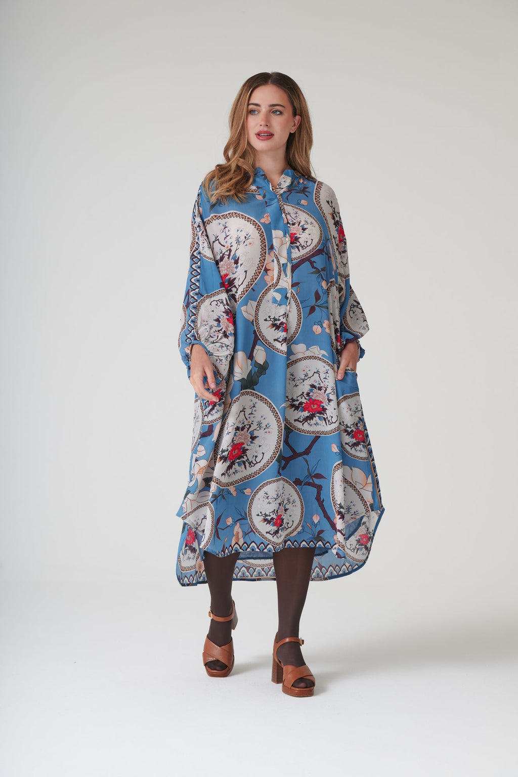 Magnolia Plates Blue Darcy Dress