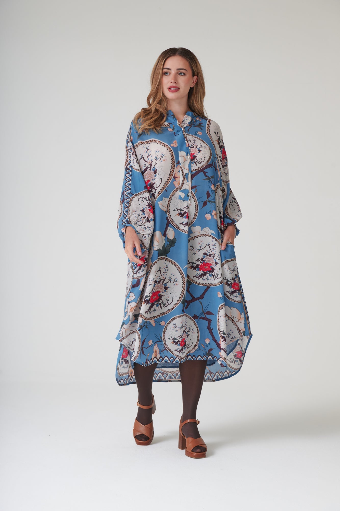 Magnolia Plates Blue Darcy Dress