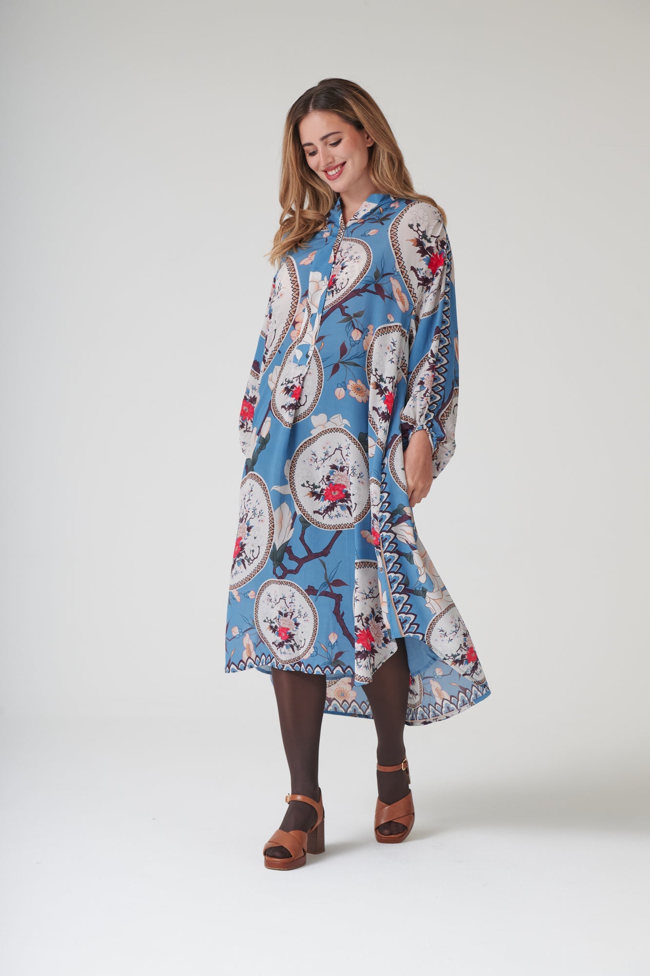 Magnolia Plates Blue Darcy Dress