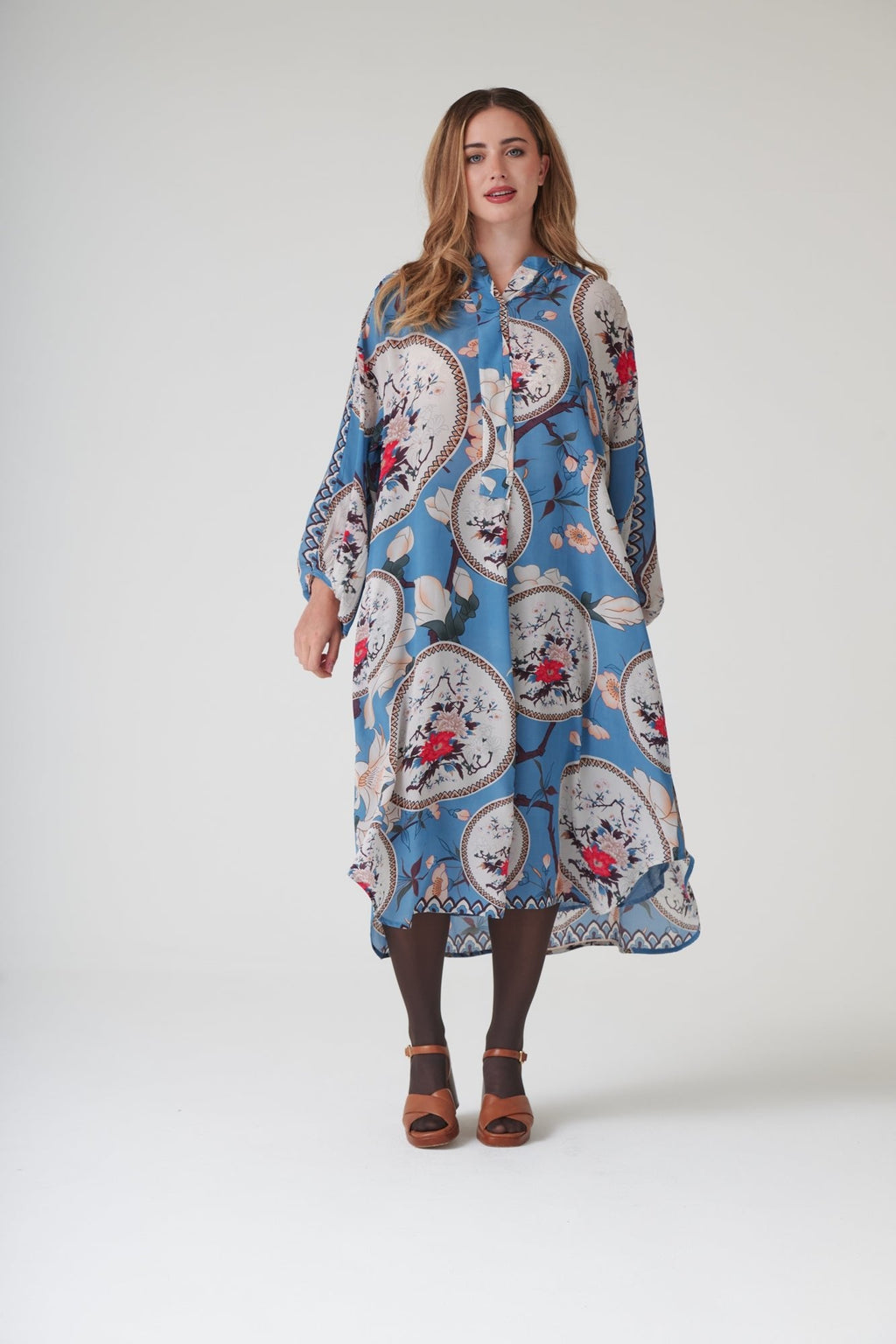 Magnolia Plates Blue Darcy Dress