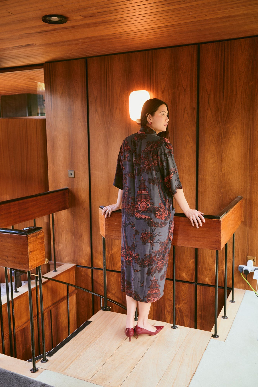 Pagoda Pewter Rachel Dress