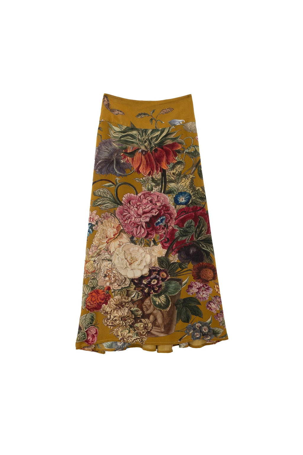 Primula Gold A-line Maxi Skirt