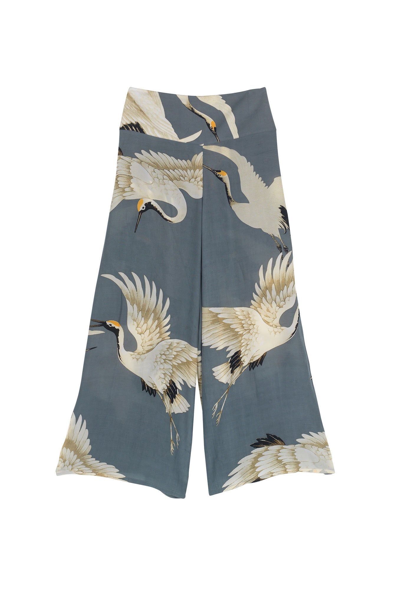 Stork Slate Crepe Palazzo Pant